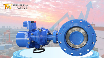 DN300 Electric Actuated Double Eccentric Flanged Butterfly Valve Ductile Iron Body & Disc.jpg