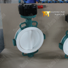 PTFE-Wafer-Absperrklappe – PTFE-gekapselte Scheibe, Klasse 150, OEM-Hersteller