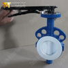 PTFE-Wafer-Absperrklappe – PTFE-gekapselte Scheibe, Klasse 150, OEM-Hersteller